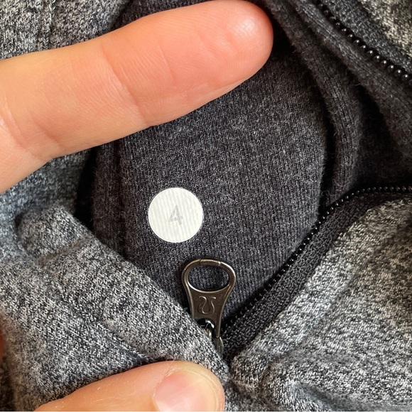 Lululemon Wrap Up Jacket Heather grey hooded zip up long sweater 4 athleisure - Picture 6 of 14